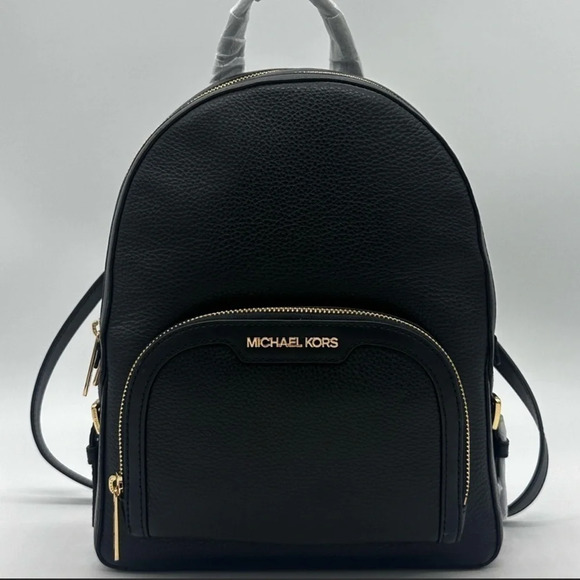 Michael Kors Medium Jaycee Backpack Black - Picture 1 of 12